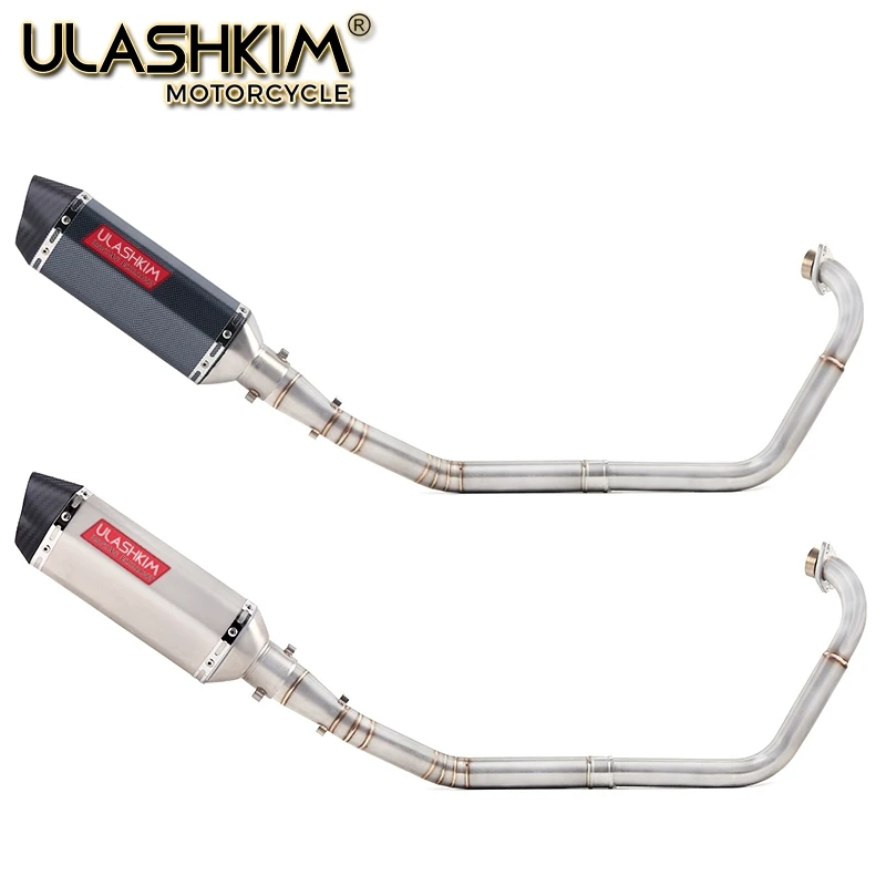 

Motorcycle Full Exhaust Escape System Modifed Middle Link Pipe Slip On For yamaha YZF-R15 R5 MT-15 MT 15 125 2008-2017