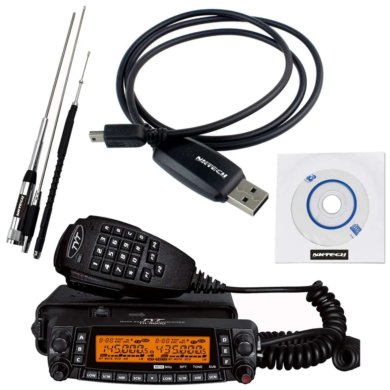 bilder für TYT TH-9800 Transceiver 10 Mt/6 Mt/2 Mt/70 cm VHF/UHF Zwei-wege-walkie und Amateurfunk mit HH9900 Antenne + 1 x NKTECH Programmierkabel bilder für TYT TH-9800 Transceiver 10 Mt/6 Mt/2 Mt/70 cm VHF/UHF Zwei-wege-walkie und Amateurfunk mit HH9900 Antenne + 1 x NKTECH Programmierkabel