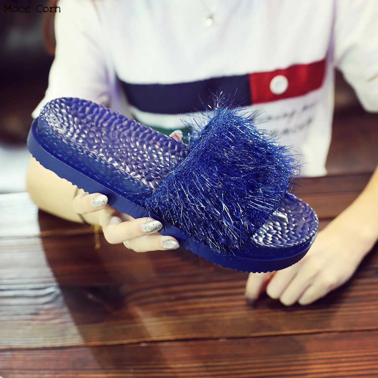 

New Women Platform Slippers Summer Beach Sandal Slippers Anti-skid Outdoor Flip Flops Ladies Fashion Flats Shoes Sapato Feminino