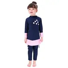 Девушка Burkinis исламский купальный бренд исламские плавательные принадлежности De Bain одежда для плавания костюм мусульманский закрытый купальник хиджаб