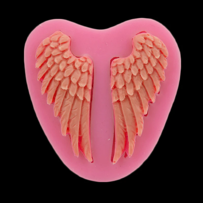 

Beautiful Angel Wings Shape Silicone 3d Mold Kitchen Non-stick Cake Decoration Party Sugar Soap Mold Angel Wings Diy Baking