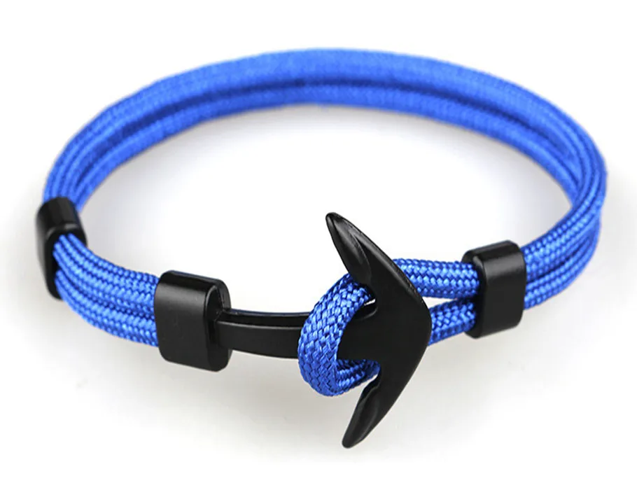 New Design anchor bracelet paracord waterproof rope cord anchor shape