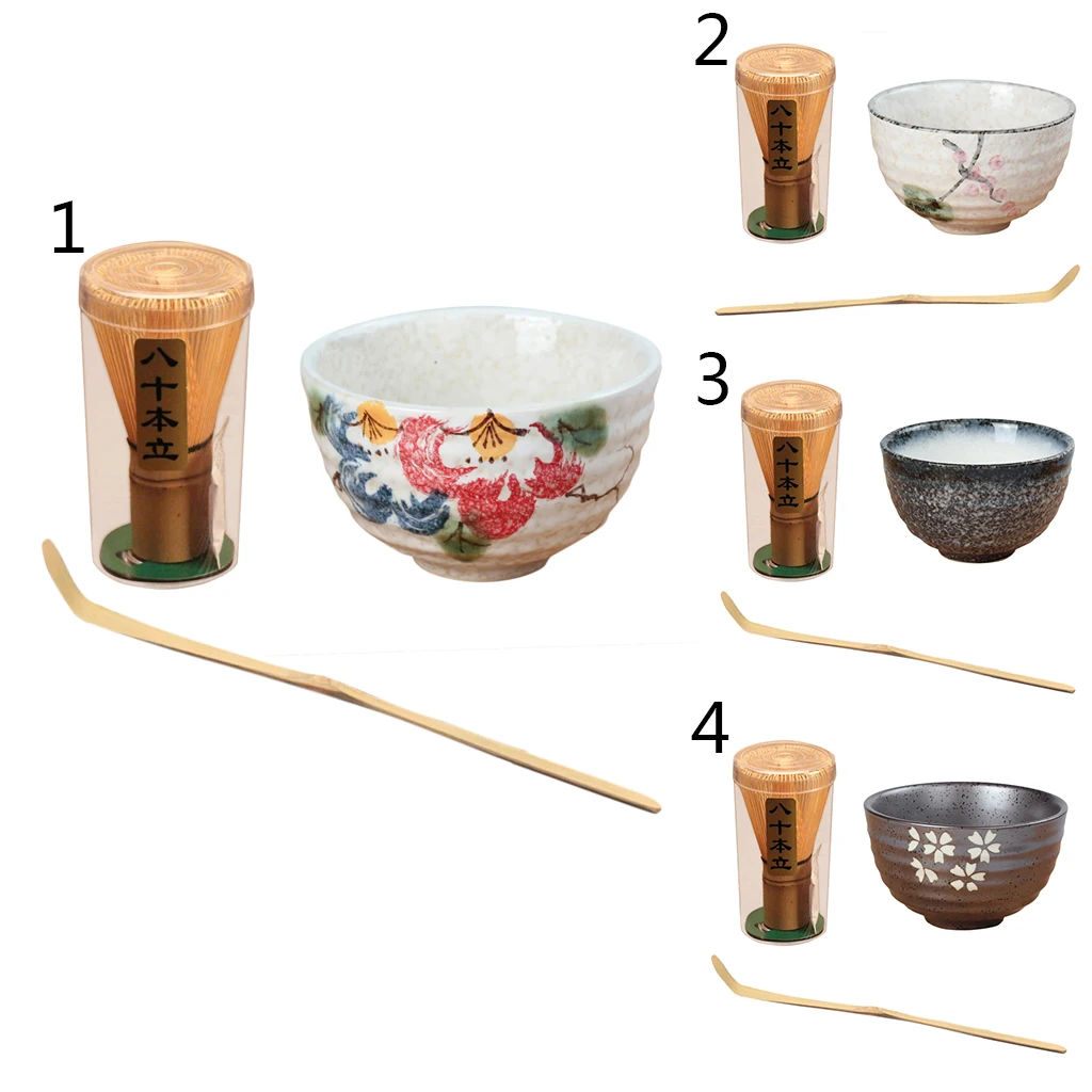 Traditional Matcha Tea Bowl Green Rice Dessert Ceramic Bowl Holder 19 Types for Drinking Coffee Tea Eating Meal