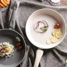 20 см белого цвета из медицинского камня кастрюля для супа общего Применение для газовая плита для жарки с антипригарным покрытием суповая кастрюля, сковорода многоцелевой Кухня горшок