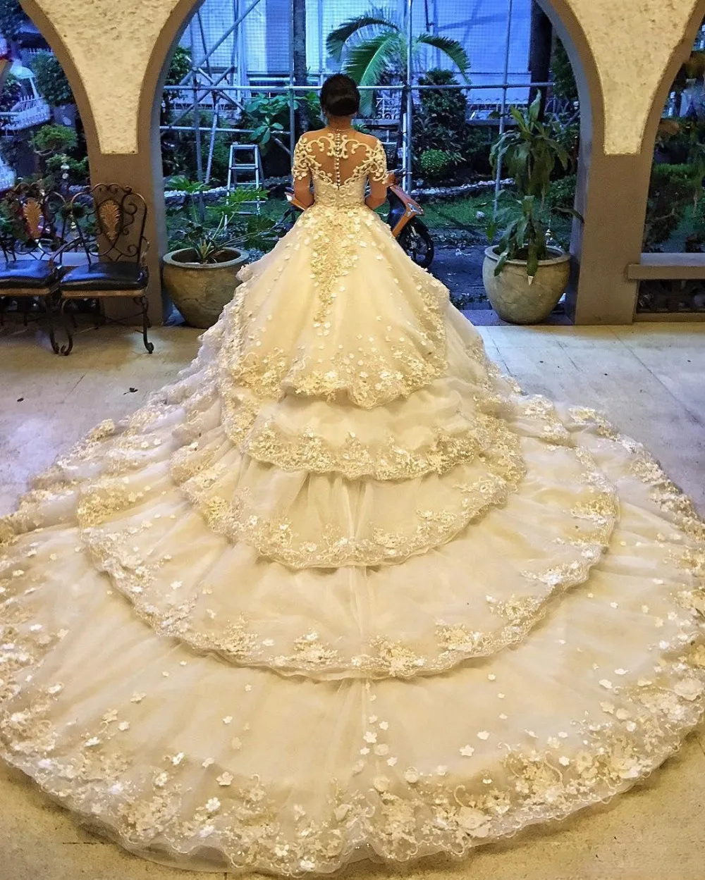 luxury-beaded-lace-wedding-dresses-off-the-shoulder-3d-appliqued-princess-bridal-gowns-a-line-cathedral-train-tiered-vestido-de-novia
