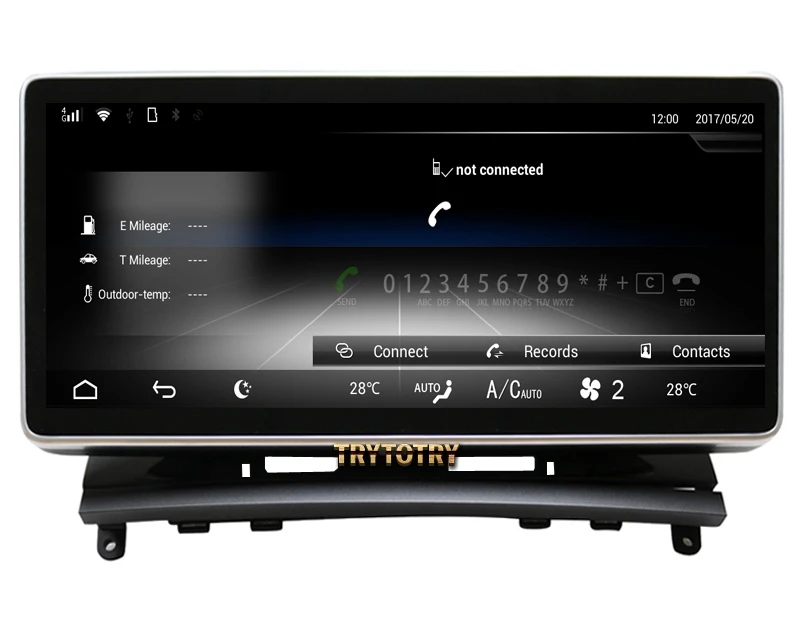 Best 4 Core or 8 Core For Benz C Class W204 2008-2010 Android 7.1 car Stereo car audio dvd player head unit stereo GPS Radio Navi 11