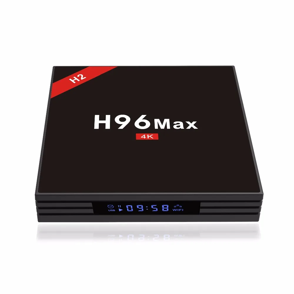 H96 Max H2 Android 71 caja de TV RK3328 Quad Core 4 K Smart Tv HDR10 USB3.0 WiFi Bluetooth 40 reproductor de medios