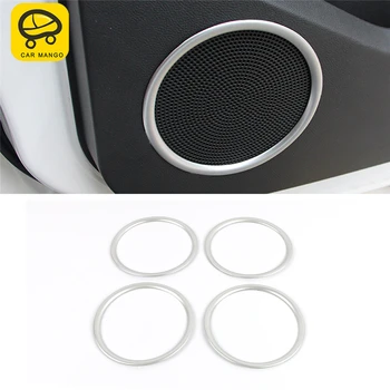 

CAR MANGO Door Loudspeaker Frame Cover Trim Frame Sticker Interior Accessories for Ford KUGA Escape 2017 2018