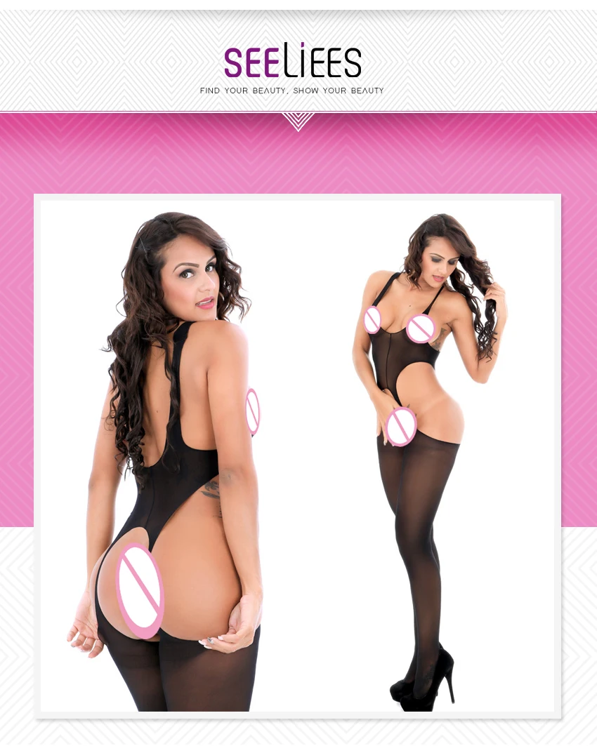 Full Body Sexy Lingerie Body Stocking (1)