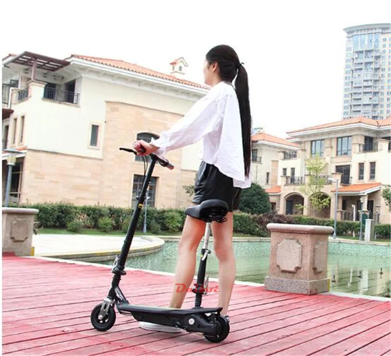 Daibot Electric Scooter For Adults Two Wheel Electric Scooters Rear Brake Mini 24V Portable Foldabe Kick Scooter Children        (13)