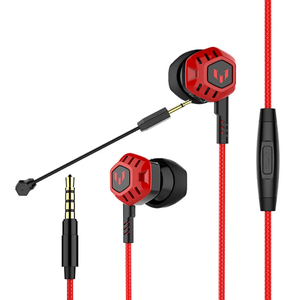 

Earphones earbuds wire Gaming Headset 3.5mm with Microphone Chicken artifact for smart Phone #P3