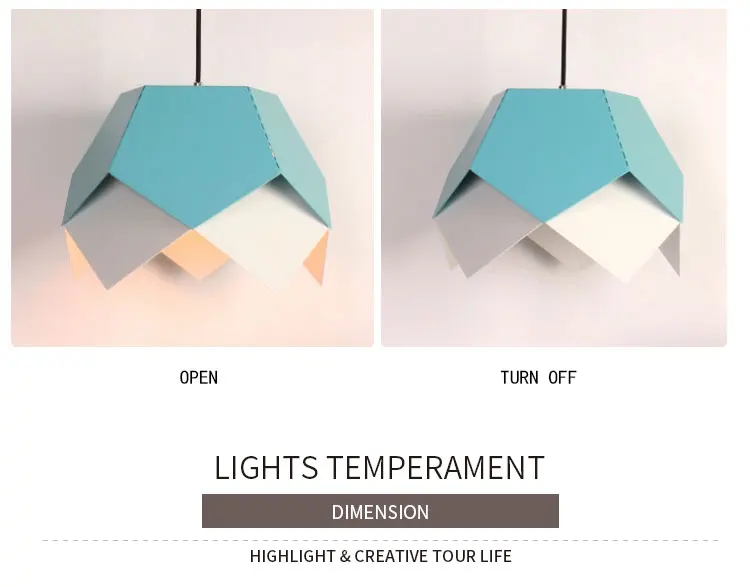 Дизайн Люстра, подвесные светильники разноцветный столовая/ресторан лампа переключатель подвесной светильник домой декоративное