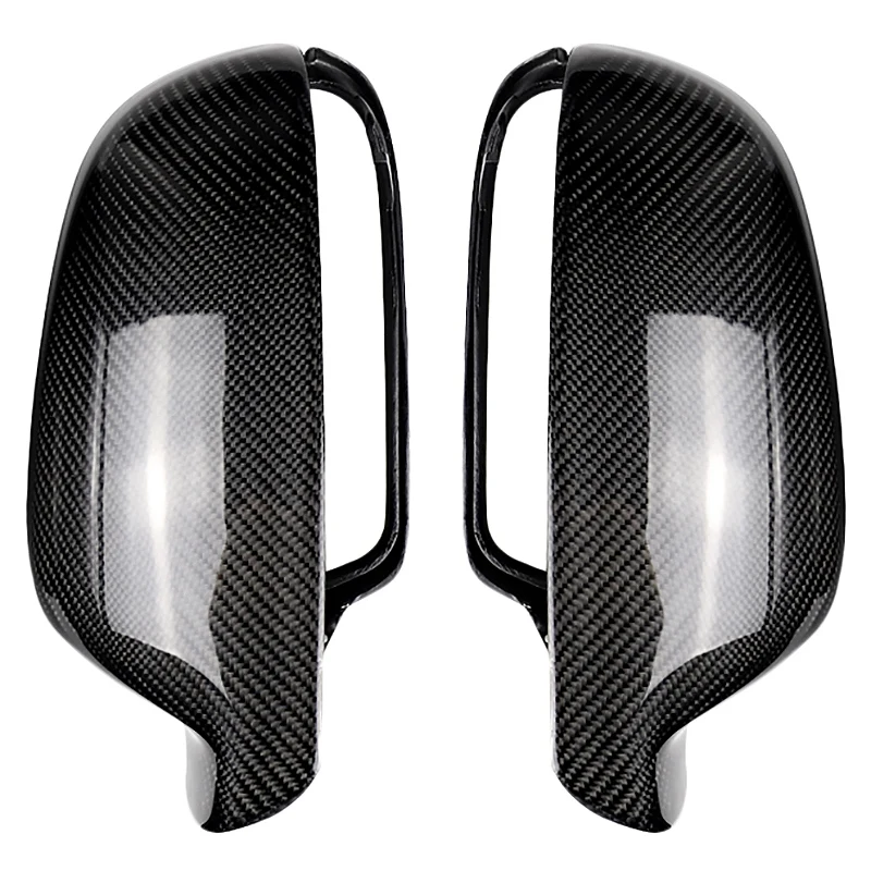 

For Audi A4 B8.5 2012-2015 A5 B8.5 2013-2016 Carbon Fiber Side Wing Mirror Covers Caps Replacement Decoration