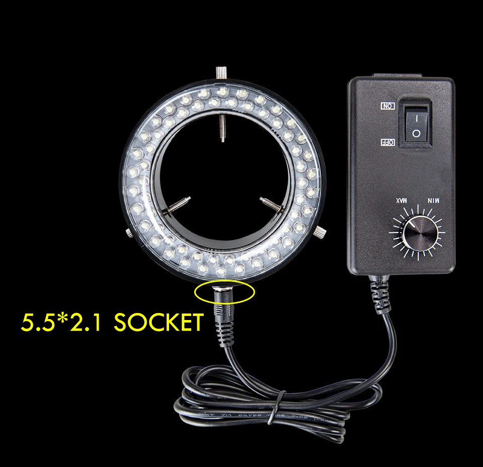 LED Ring Light illuminator Lamp For Industry Stereo Microscope Camera Magnifier  (7)