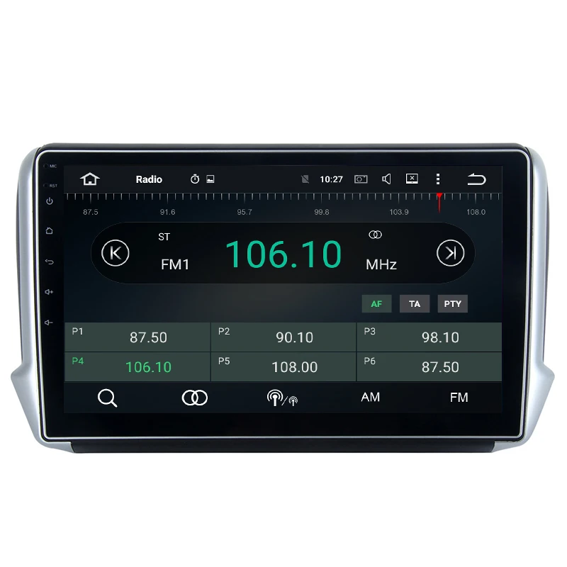 Clearance for Peugeot 208 2008 Octa core PX5 Android 8.0 car radio gps player with 4G RAM 32G ROM wifi 4g usb Auto Stereo Multimed 4