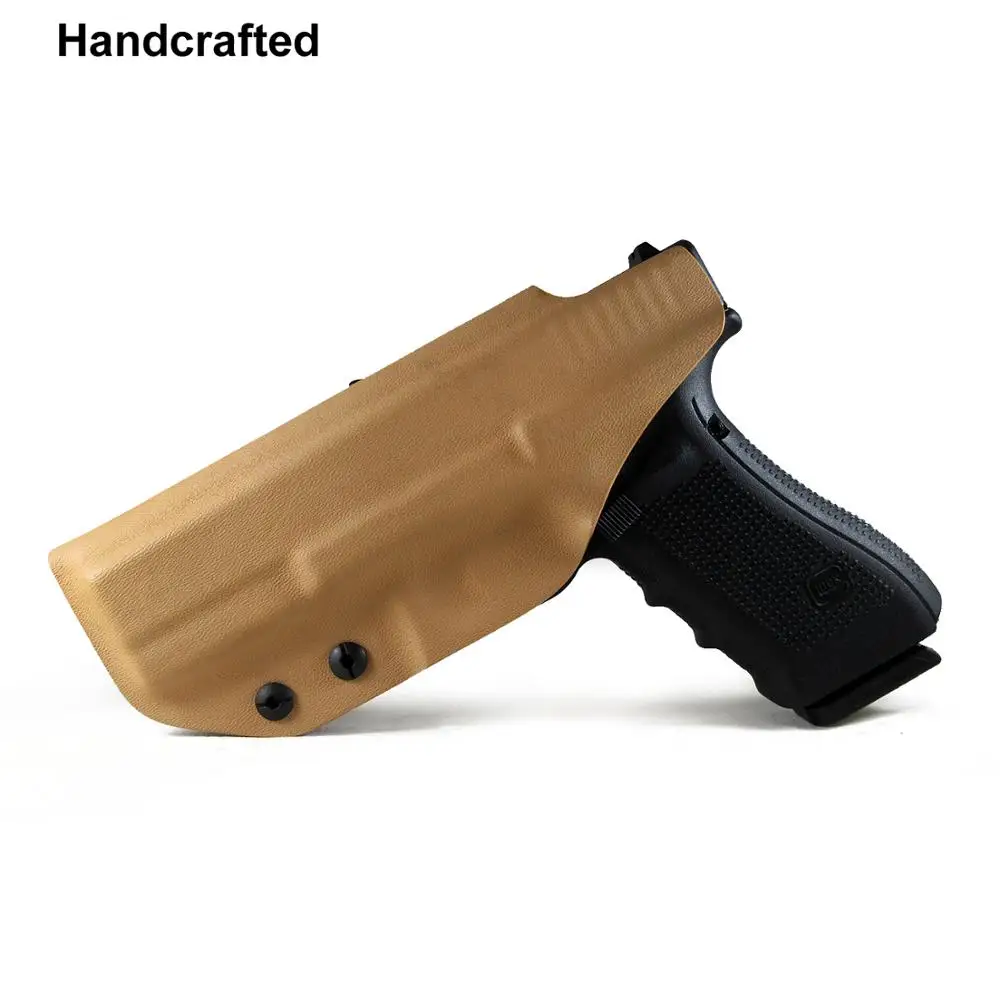 B.B.F Make IWB Tactical KYDEX Gun Holster Custom Fits: Glock 17 22 31 Inside Concealed Waistband Pistola Case Clip Accessories