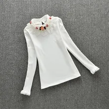 Школьная блузка для девочек; коллекция года; Осенняя детская одежда; одежда для детей; блузка для девочек; хлопковая Детская рубашка; Одежда для девочек; blusas age3-15Y