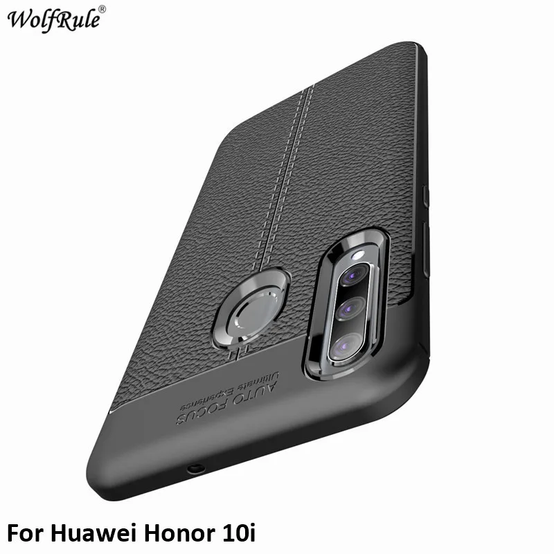 

For Cover Huawei Honor 10i Case Soft Silicone Bumper Protective Back Phone Case For Huawei Honor 10i Cover HRY-TL00T 6.21''