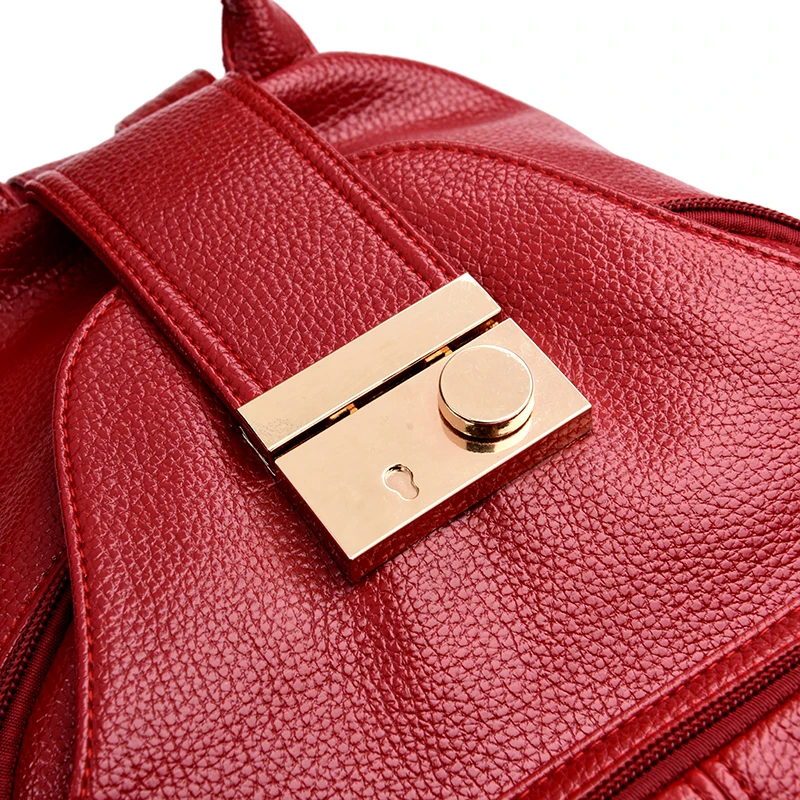 Известный бренд, кожаный рюкзак, женская мода, Противоугонный, женский рюкзак, большая вместительность, сумка для книг, дизайнерские сумки на плечо, дорожная сумка