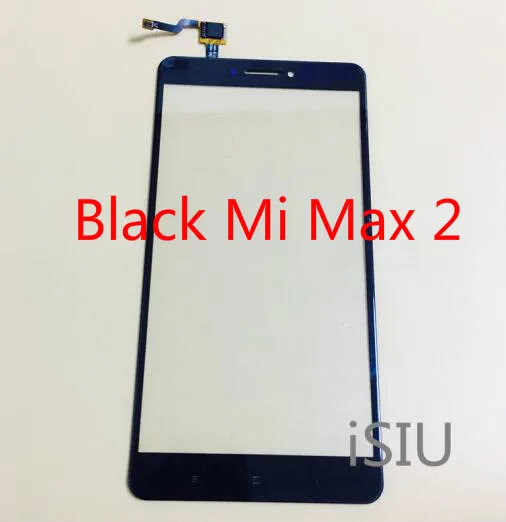 Сенсорный экран для Xiaomi Mi Max 2 6,44 ''ЖК-дисплей стекло дигитайзер - Цвет: Black Mi Max 2