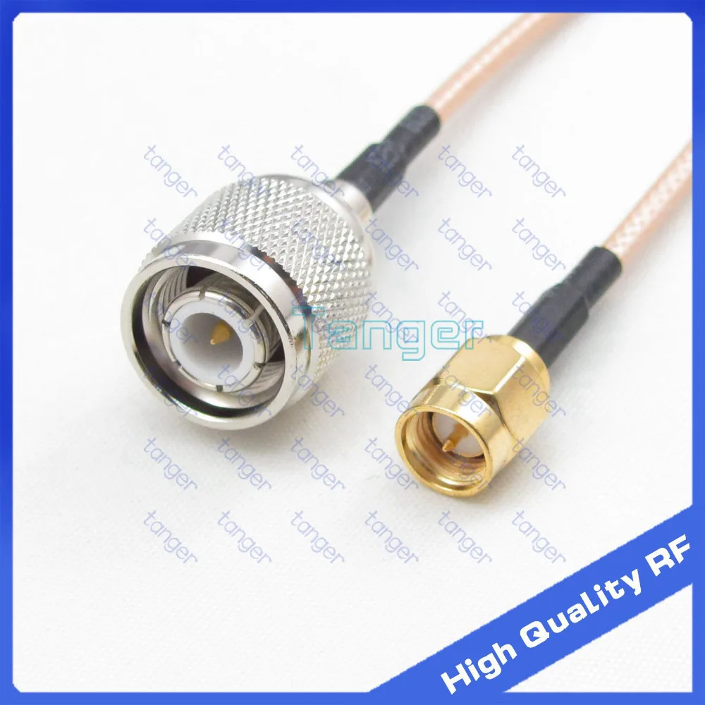

Hot sale TNC male to SMA male plug straight connector with 20cm 8" 8in RG316 RG-316 RF Coaxial Pigtail cable and high quality