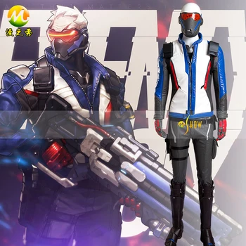 

OW Soldier: 76 Uniforms Cosplay Costume Free Shipping