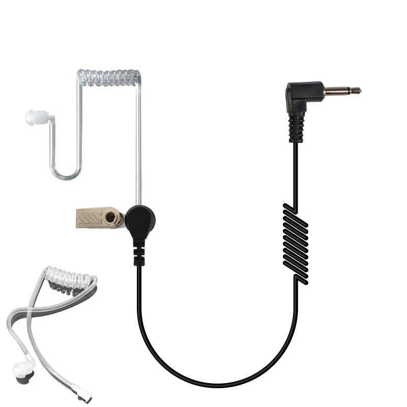 HYS Earphone 3.5mm interphone Earpiece And Air Tube 1PIN Headset