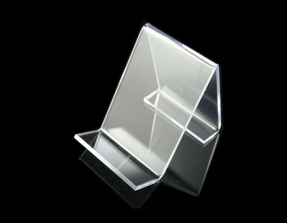 

Free Shipping MP3/4 Clear Acrylic mobile cell phone display stand holder racks 20PCS SJ1-1