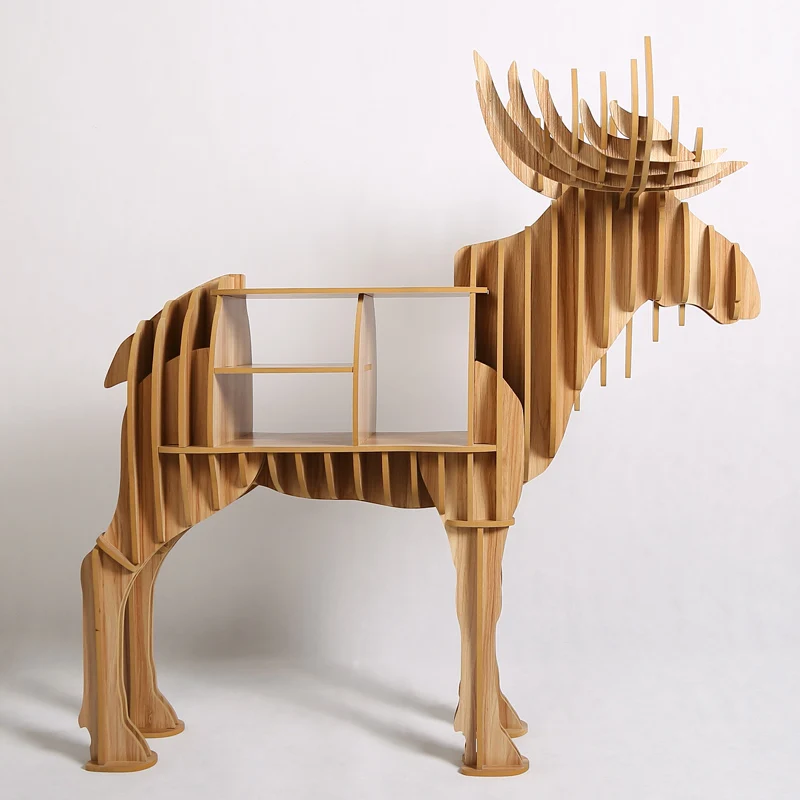 High-end 9mm Stag Desk Wood Animal Home Furniture Coffee Table TM009M High-end 9mm Stag Desk Wood Animal Home Furniture Coffee Table TM009M