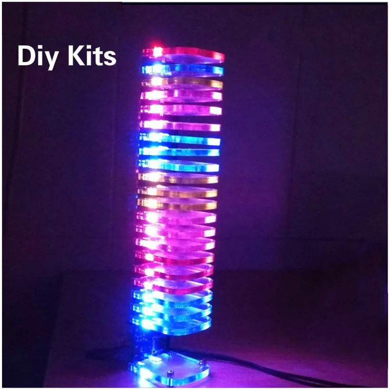 Aiyima LED музыкальный аудио индикатор спектра 21 уровень дисплей электронные Diy