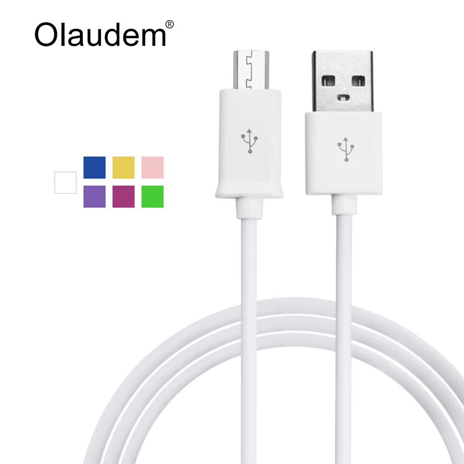Olaudem USB Cable Micro USB Cable Charging Sync Data Mobile Phone ...