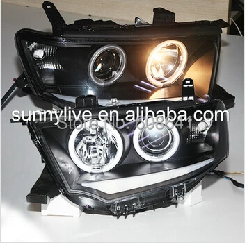

Pajero Sport CCFL Angel Eyes Head Lamp 2009-2013 year