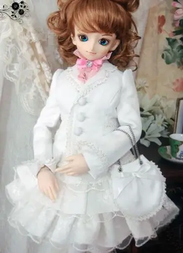 

[wamami] 386# White Clothes/Dress/Outfit 1/3 SD DOD BJD Dollfie