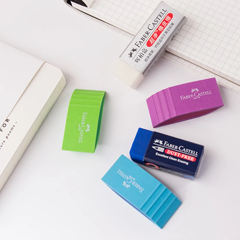 3 шт./лот цветные Ластики для карандашей Faber Castell новинка школы специально