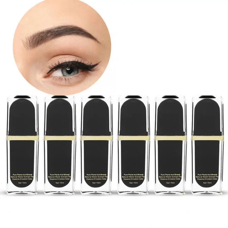 

6 Colors 15ml Tattoo Ink Set Body Paint Pigment Semi-Permanent Tattoo Eyebrow Inks Tattoo Accessories