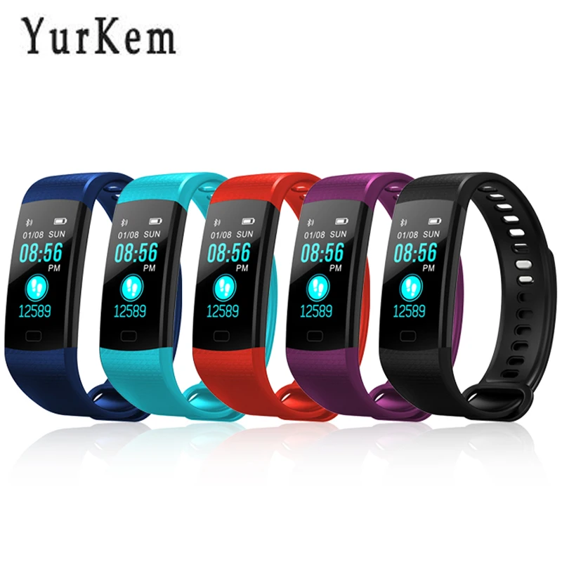 

Y5 Smart Bracelet Activity Tracker Color screen Blood pressure smartband watches Podometer Pulsometer wrist watch pk fitbits