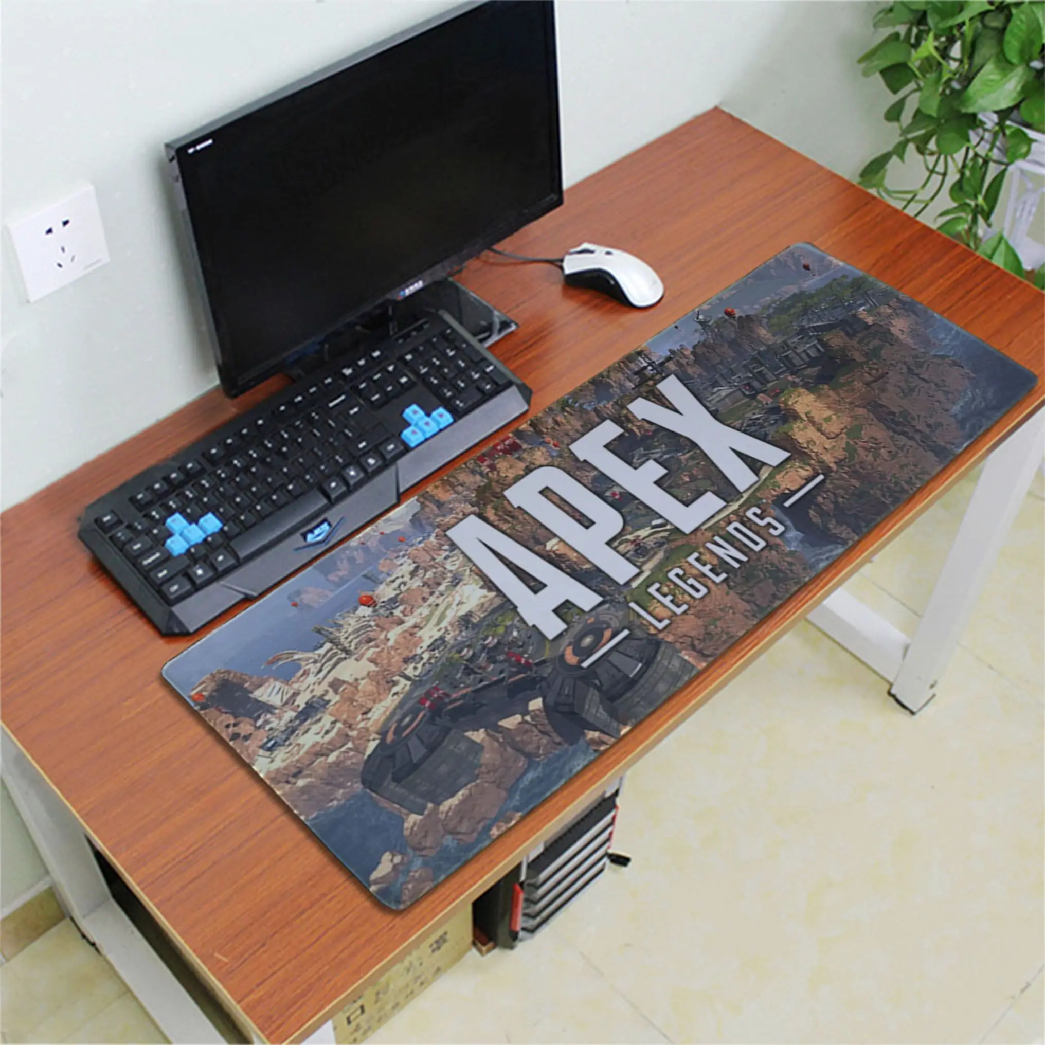 Lock Edge 40X90cm Maiya Cool New Apex legends, игровой коврик для мыши из натурального каучука, Настольный коврик,, большой коврик для мыши, клавиатуры, коврик - Цвет: Lock Edge 40X90cm