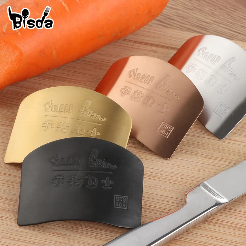 

2 Pcs Finger Guard Protection Finger Chop Safe Slice Not Hurt Finger Cut Stainless Steel Hand Protector Finger Protection Tool