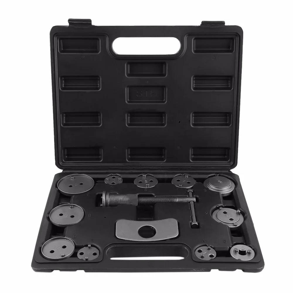 

13pcs/set Car Disc Brake Caliper Set Wind Back Brake Piston Compressor Kit For Most Auto Resetting Brake Pistons Repair Tools