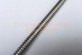 

Lead screw TR8*8 stainless steel ACME threaded rod 215mm length
