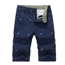 Новое поступление принт мужские шорты-бермуды мужские худи летние Повседневное хлопок короткие мужские шорты плюс Размеры; большие размеры 30-44 без ремня