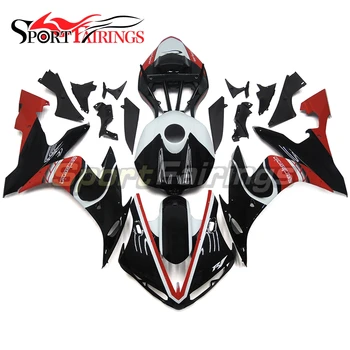 

Plastic ABS Fairings For Yamaha R1 04 05 06 YZF 2004 2005 2006 Injection Full Motorcycle Fairing Kit Gloss Black Red Carenes New