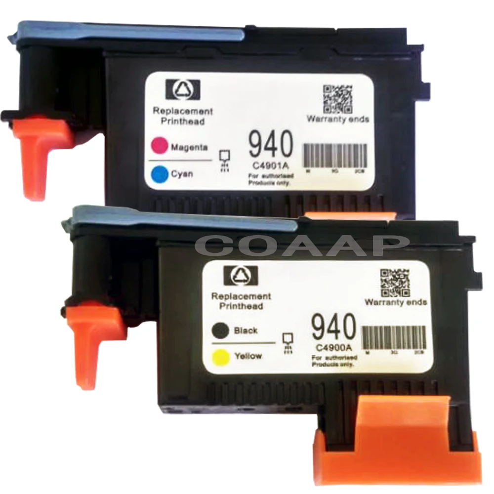 

2 Compatible HP 940 C4900A C4901A Printhead Print head for HP Pro 8000 A809a A809n A811a 8500 A909a A909n A909g 8500A A910a A910