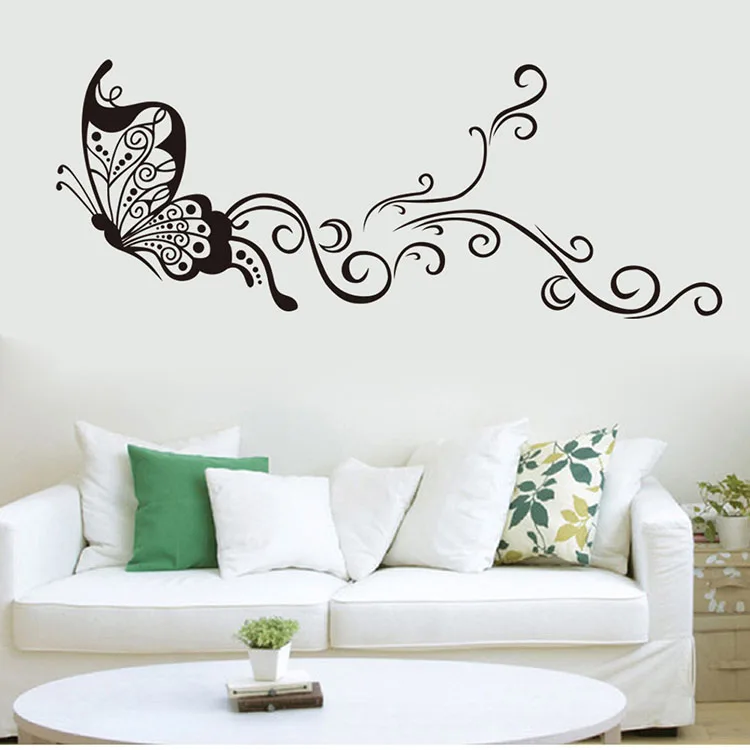 Buy Flying butterfly vinyl wall decal diy art mural