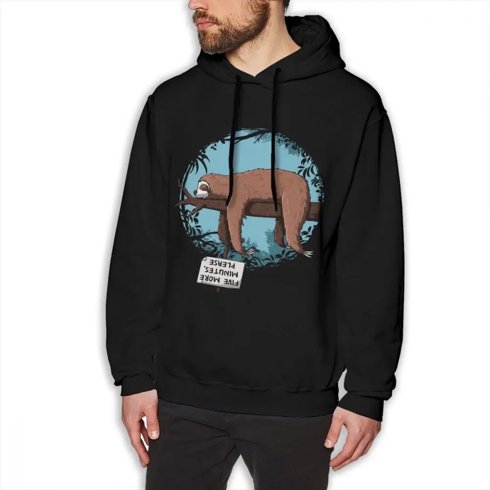 

Lazy Sloth Sweatshirt Unisex 2018 New Tee Pure Cotton Cute animal Hoodies