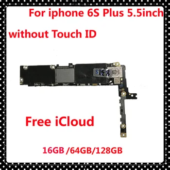 

For iphone 6S Plus 100% original motherboard without touch ID 16gb 64gb 128gb Clean iCloud IOS unlock mainboard for iphone 6SP