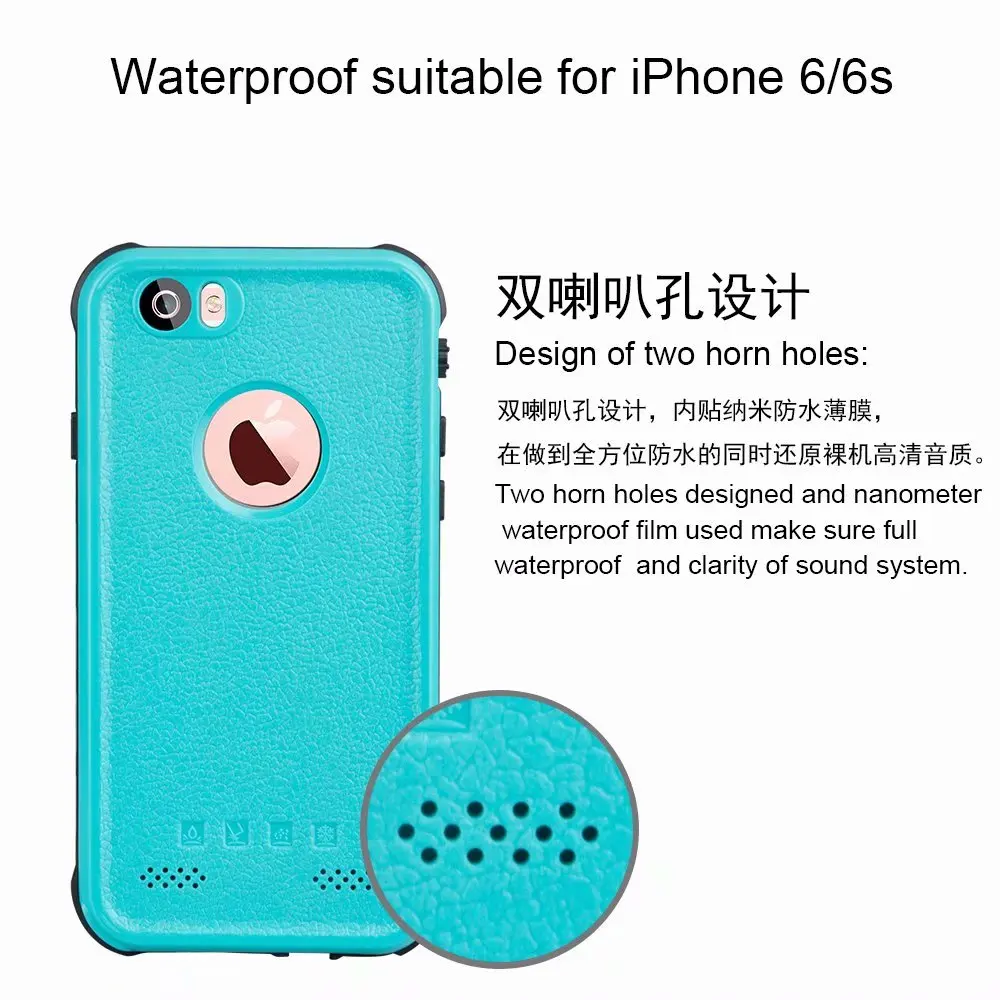 20 шт./лот Redpepper водонепроницаемый чехол для iPhone 6/6 S/6 Plus/6 S Plus/SE/5S IP68 Подводный Чехол из ТПУ