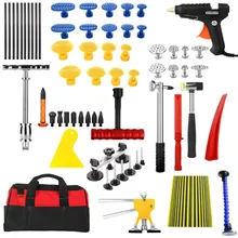 PDR Tools Paintless Dent Repair Tools Dent Removal Dent Puller Tool Kit Reflector Board Puller Tabs