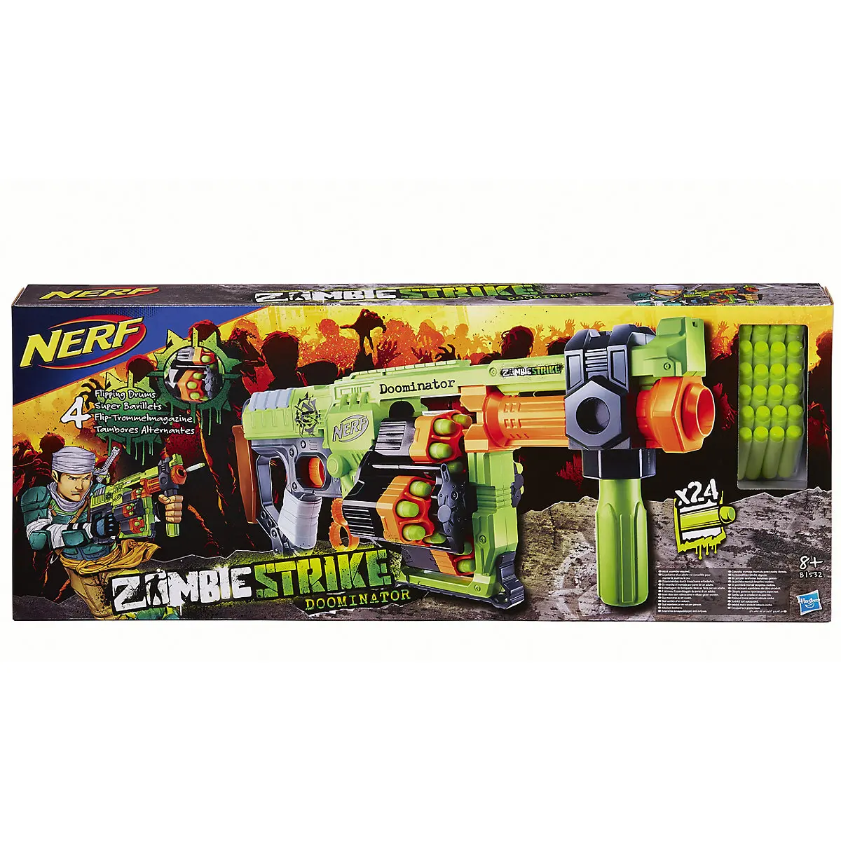 Бластер Hasbro Nerf Зомби Ордовик