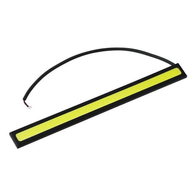 1 kawałek 17cm uniwersalne światło do jazdy dziennej COB DRL LED Lampa samochodowa zewnętrzne światła Auto wodoodporna stylizacja samochodu LED Lampa DRL -